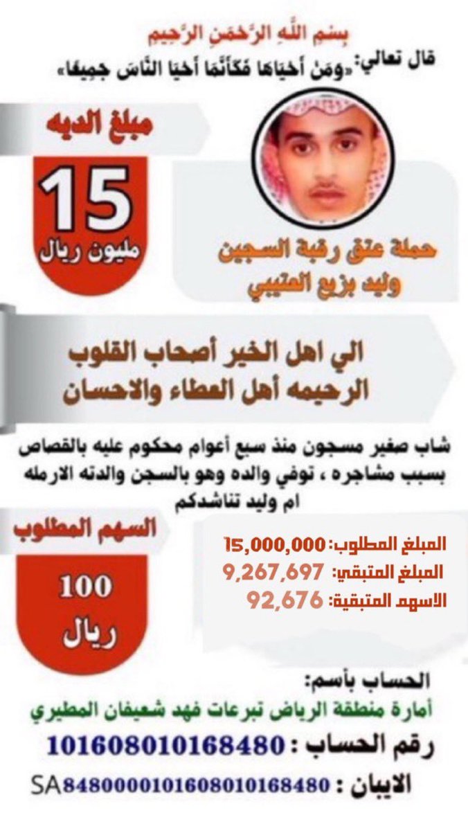 الحمّدُلله وحده والصلاة والسلام على منْ لا نبي بعده،،

يا لِهَذا الجِنرالُ المُتَميّزْ <a href="/binodaah_/">عبدالله بن عوده 🇸🇦</a>  (وِفّقْ أفّعالِه) كارِهاً مَنّ لمْ يتَعَهّدَوا الفِعّل بِإنجّاح ..
غَيّر أنه بأَقوالٍ مُخَلّده سابَقتّها أَفّعالٌ تنّبُذُ 
"قراءَة الكَف" أَتعبّ الآخَرِيّنْ فيّ لهَثِهّم حول