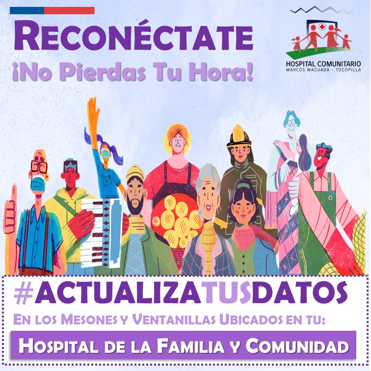 ¡Buenos días vecinas y vecinos! Si cambiaste tu número telefónico o de dirección, actualiza tus datos en los mesones y ventanillas de nuestro hospital. #APSUniversal #HospitalComunitarioMarcosMacuada #ConstruyendoSaludContigo #Actaulizatusdatos