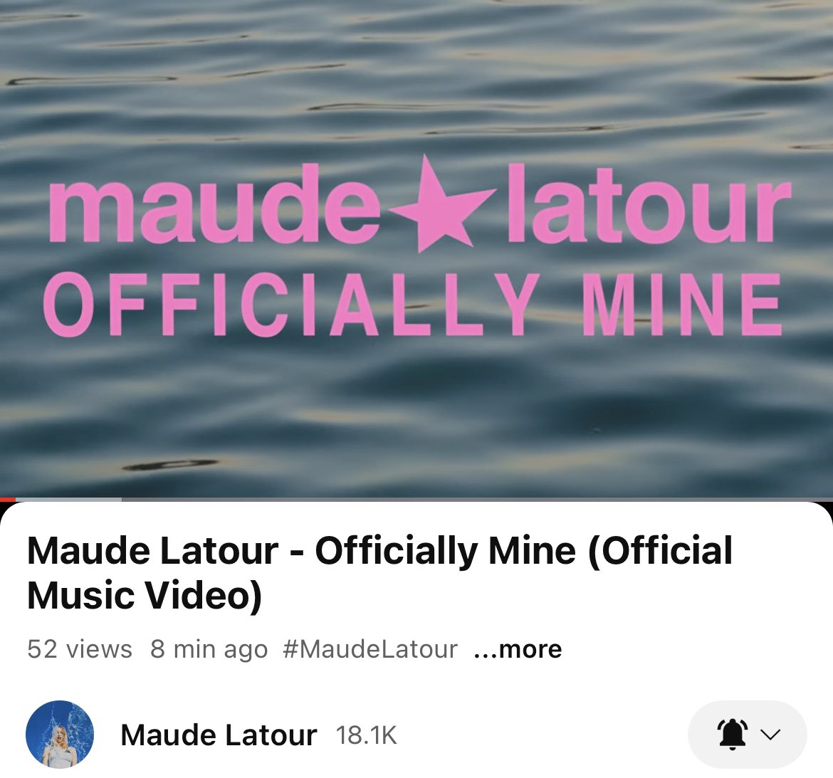 OFFICIALLY MINE MUSIC VIDEO OUT NOW