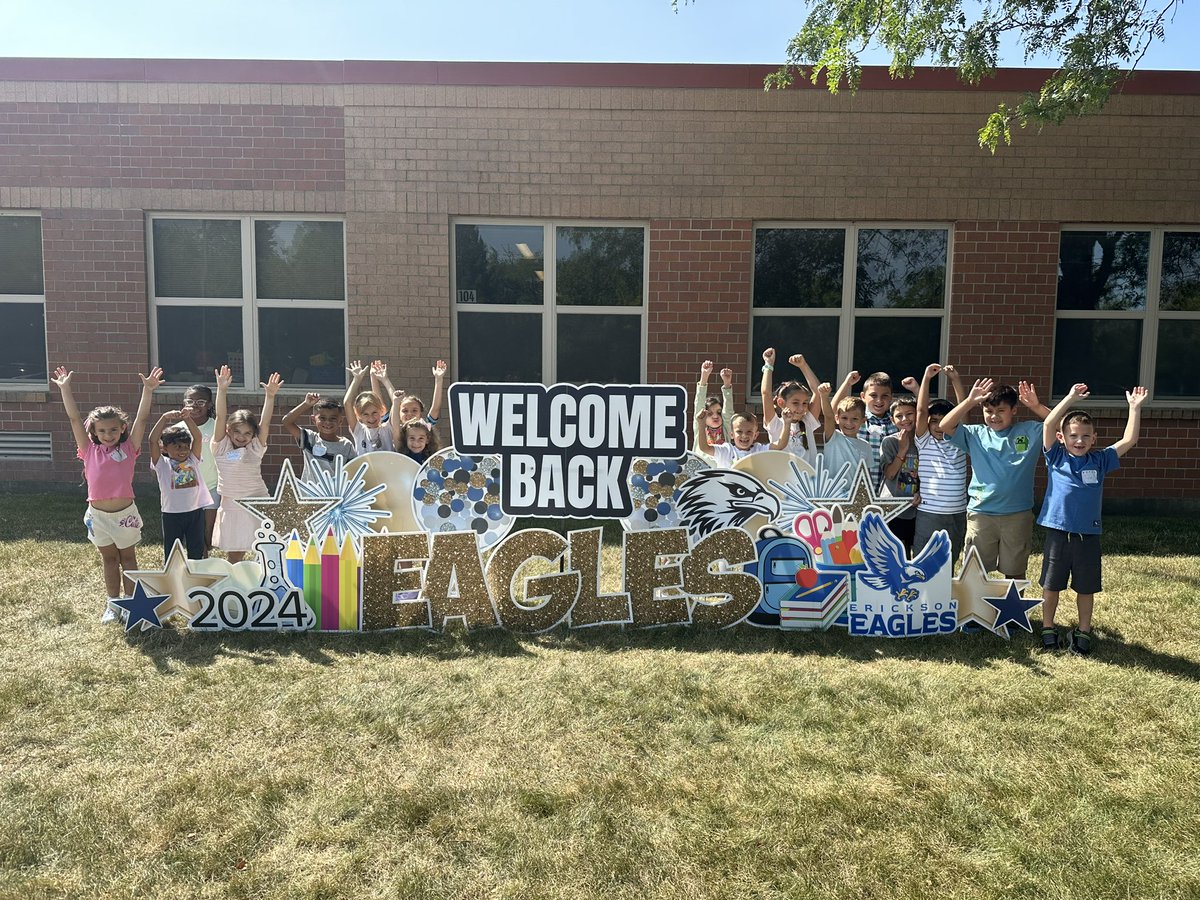 Welcome back Erickson students!  Mrs. Heitkam’s class said it will be a great 2024-2025 school year!