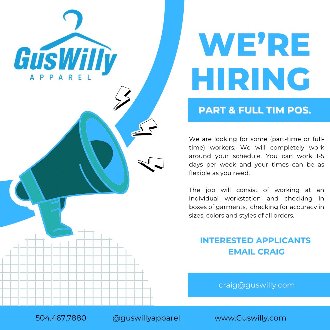 Gus Willy Apparel tweet media