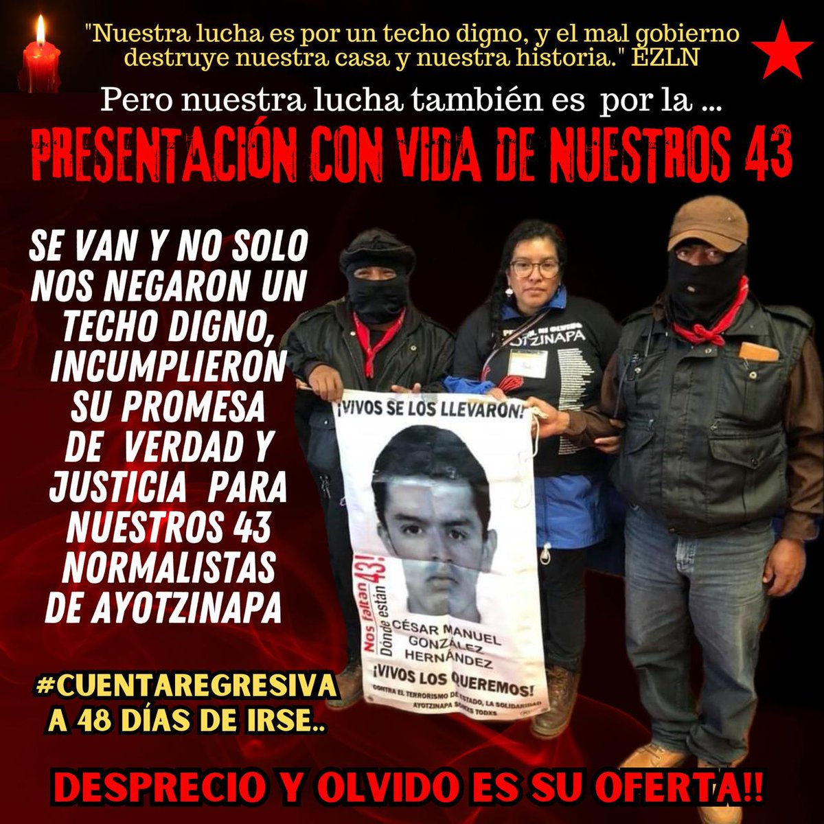 #48días para que el Gobierno de la Ciudad de México se acabe y nunca  resolvieron las demandas de la Comunidad Indígena Otomí residente en la CDMX.