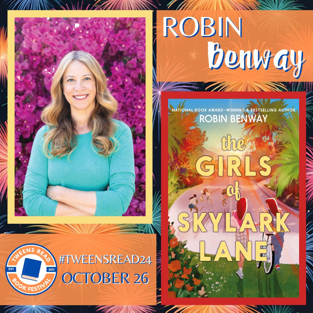 Grab the girls! Robin Benway is joining us for #TweensRead2024 with her graphic novel debut of "The Girls of Skylark Lane." We are excited to see her in action on October 26th! <a href="/RobinBenway/">Robin Benway</a> <a href="/HarperChildrens/">HarperKids</a>