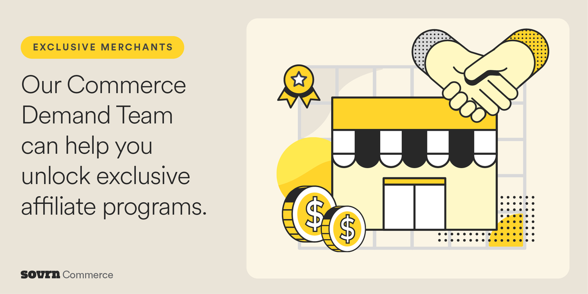 🔓 Unlock exclusive affiliate programs with our Commerce Demand team and gain access to thousands of premium merchants outside of our standard Approved Merchants list. Learn more about how our Commerce Demand team can help you 🔗 bit.ly/4dP1qqy