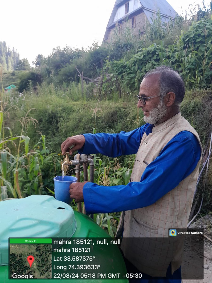 JJM_JK_POONCH's tweet photo. Mahara village of District Poonch is rejoicing as they receive Functional Household Tap Connections (FHTC)under WSS Mahara JJM of PHE Sub- Division Surankote. #jjm #jaljeevanmission @JJM_JK @jaljeevan_ https://t.co/H481BDzrFE