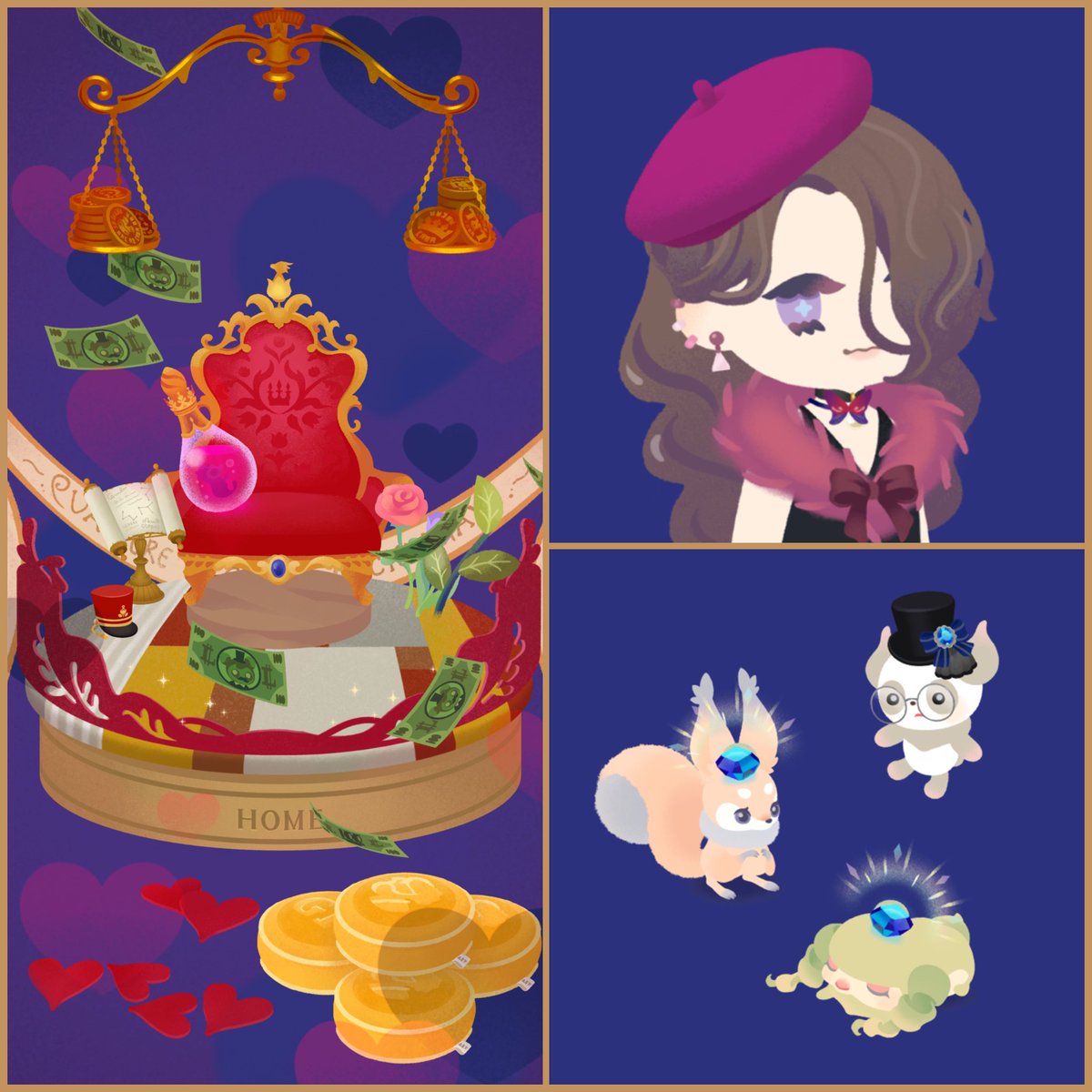 wanwan_QQ's tweet photo. お金？それとも愛？

#リヴリーコーデ
#リヴリー https://t.co/Y5dSo7yiLa