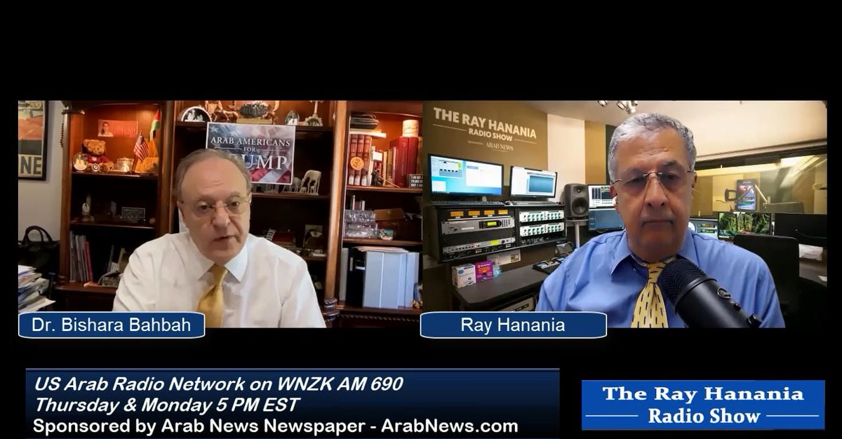 lailaalhusini's tweet photo. Pro-Trump group says @realdonaldtrump
closer to Arabs & Muslims than Democrats on #USArabRadioNetwork @ArabNews
Listen to the program today,Thursday Aug 15,at 5 p.m EST on @USArabRadio at WNZK 690 AM,or online at https://t.co/kxhwBSj5bB
@arabnews @FaisalJAbbas @ @BahbahBishara https://t.co/xuBowmeWb2