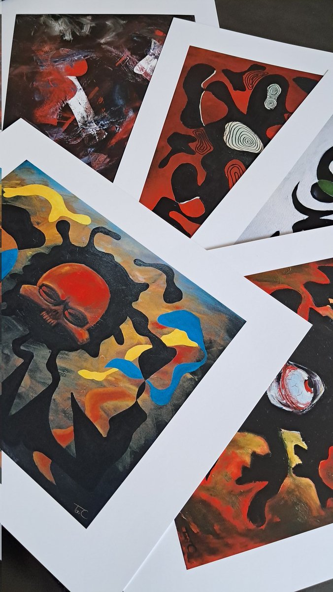 VCelesteArt's tweet photo. Stocking up on prints. I have 2 art festivals I'll be selling at next month. 2 weekends back to back. September will be quite busy. https://t.co/KxqVU9dTda