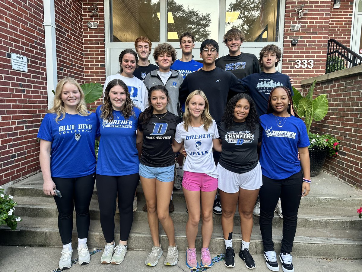 Dreher Athletics (@dreherathletics) on Twitter photo Thank you to <a href="/ACMooreBobcats/">AC Moore Elem</a> and Principal Allen for allowing us to continue our yearly car rider and breakfast buddy duties this year. See you next month. We always have fun <a href="/DreherHigh/">Dreher High School</a> <a href="/dreherbooster/">Dreher Ath Booster</a> <a href="/DreherSaac/">Dreher SAAC</a> #family #futureBlueDevils Thank you to <a href="/ACMooreBobcats/">AC Moore Elem</a> and Principal Allen for allowing us to continue our yearly car rider and breakfast buddy duties this year. See you next month. We always have fun <a href="/DreherHigh/">Dreher High School</a> <a href="/dreherbooster/">Dreher Ath Booster</a> <a href="/DreherSaac/">Dreher SAAC</a> #family #futureBlueDevils