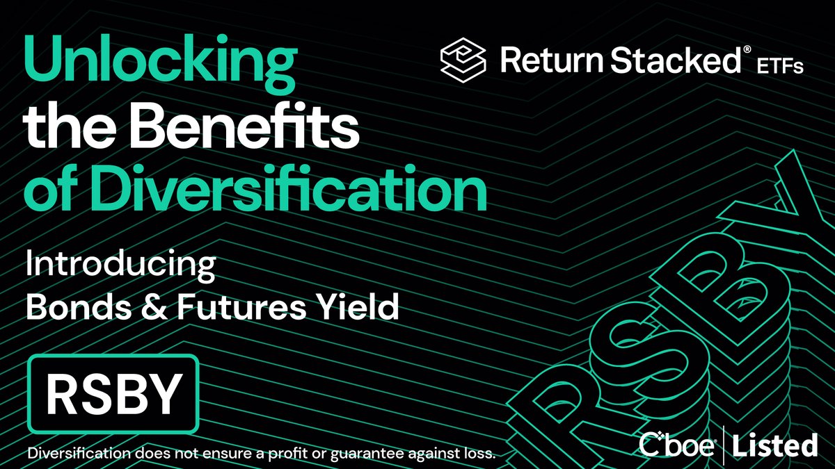 Introducing the Return Stacked® Bonds &amp; Futures Yield ETF – RSBY.

The ETF seeks to provide $1 of U.S. bond exposure and $1 of exposure to Futures Yield (carry) strategy for every $1 invested. 

Learn more at returnstackedetfs.com.