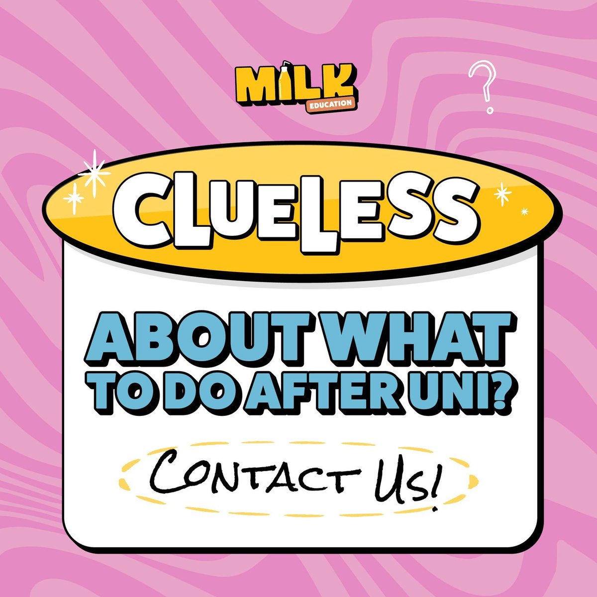 MilkEducation's tweet image. Thinking about doing a boring or unpaid internship after uni because you&apos;re unsure of what path to take?

Ugh, as if! 🙄

Be a part of Milk&apos;s Graduate Scheme. It’s the perfect postgrad plan. 😎

milk-education.co.uk/graduates

#GraduateScheme #GraduateJobs #GraduateTeachers…