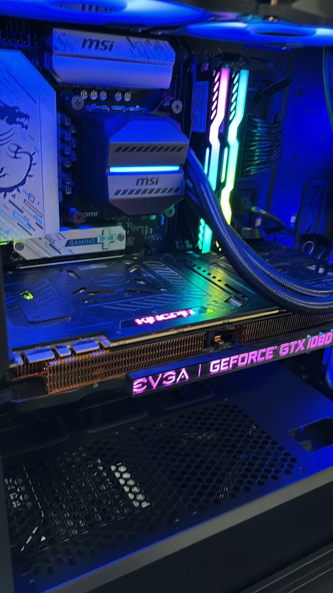 MoreWithRyan's tweet photo. @msigaming Hey fam, 

I just want to say I’m super impressed with your new motherboard and cooling system!!! 
I got my self a rx7600 but that card is a nightmare 😔 I ended up putting my old GPU back in my system. Busy fighting a RMA battle. Im getting a MSI GPU soon !! https://t.co/k5MiMnWQQk