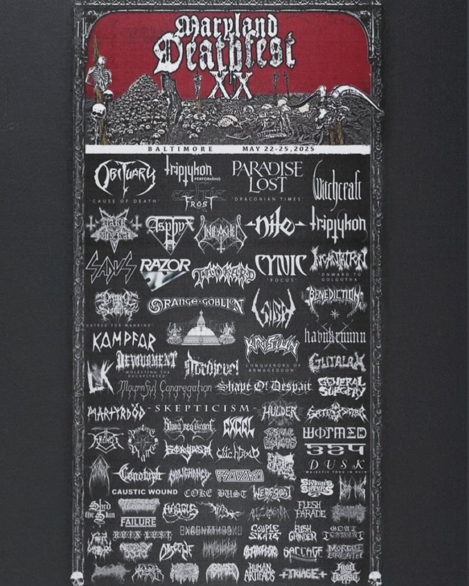 "It's time for Maryland Deathfest to experience the true meaning of Death.