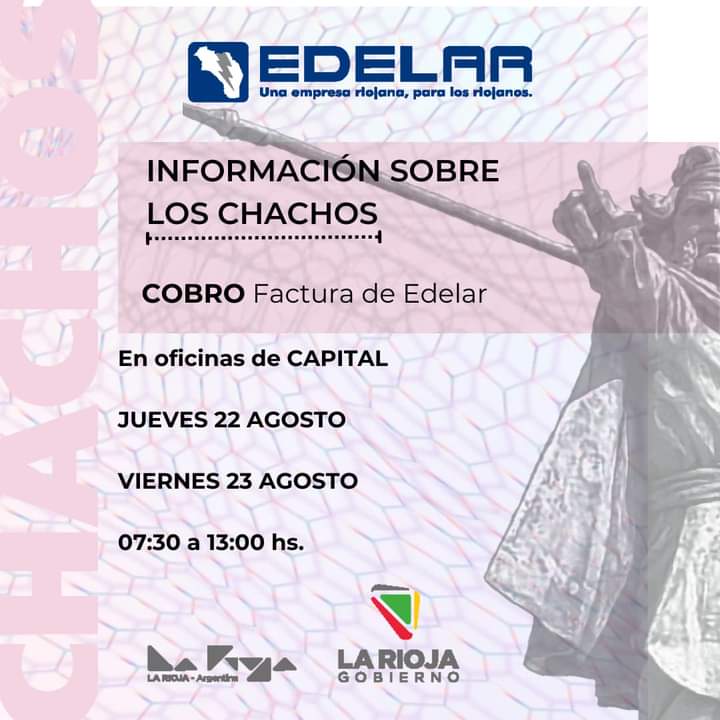 infolar_lr's tweet image. #EdelarInforma⚡️ 
Pago de chachos y haberes. 

🌐Lee la nota completa en: infolar.com.ar/nota.php?n=7328
