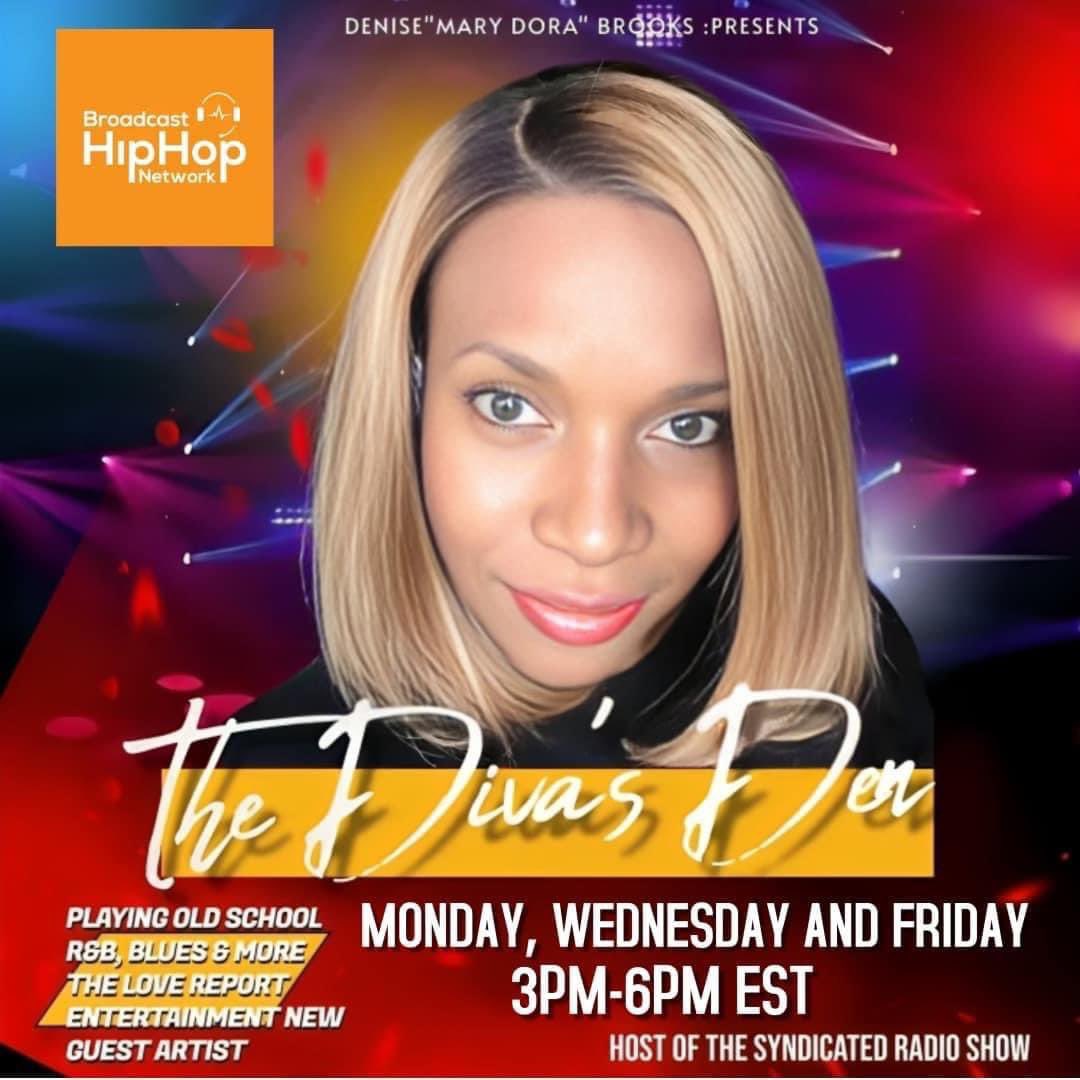 wbchdb's tweet photo. New Episode Alert 🚨 The Diva’s Den airing today on BroadCast HipHop Network Streaming 🆓 for The Culture on iHeartRadio and Audacy apps.. #applemusic #broadcasthiphopnetwork #wbcdb #streamingnow https://t.co/JxtT2Ot8bh