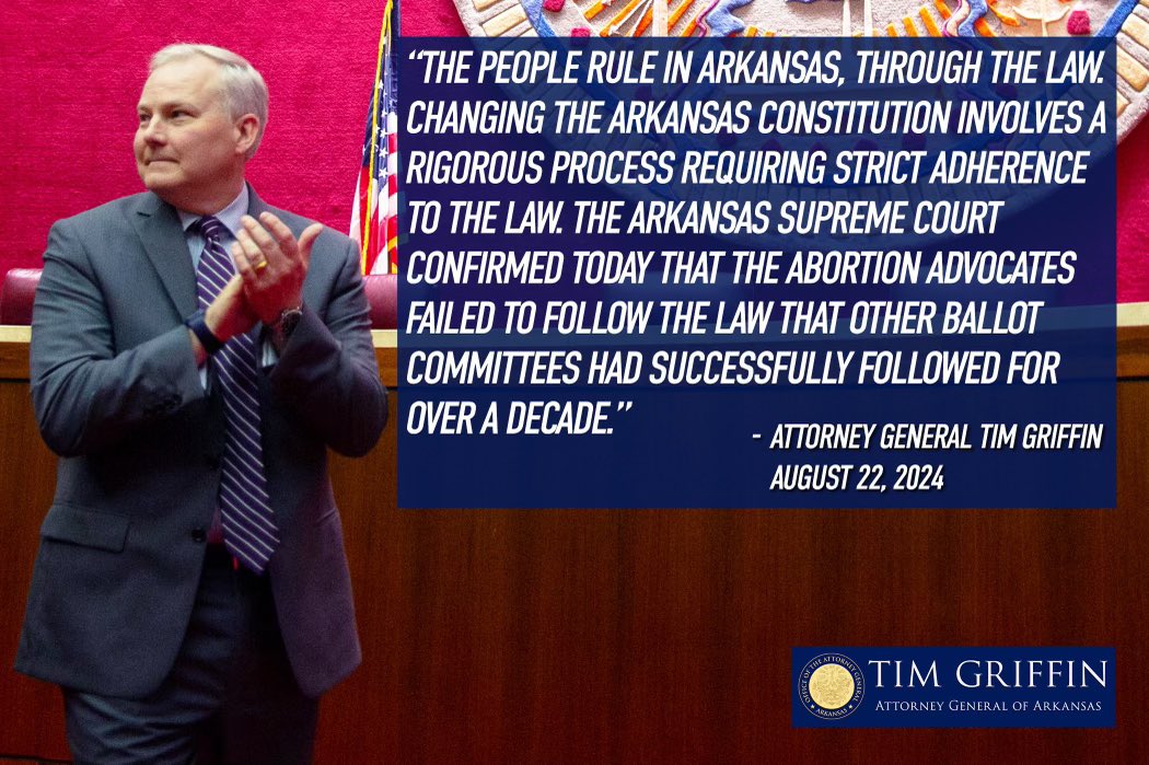 Attorney General Tim Griffin tweet media