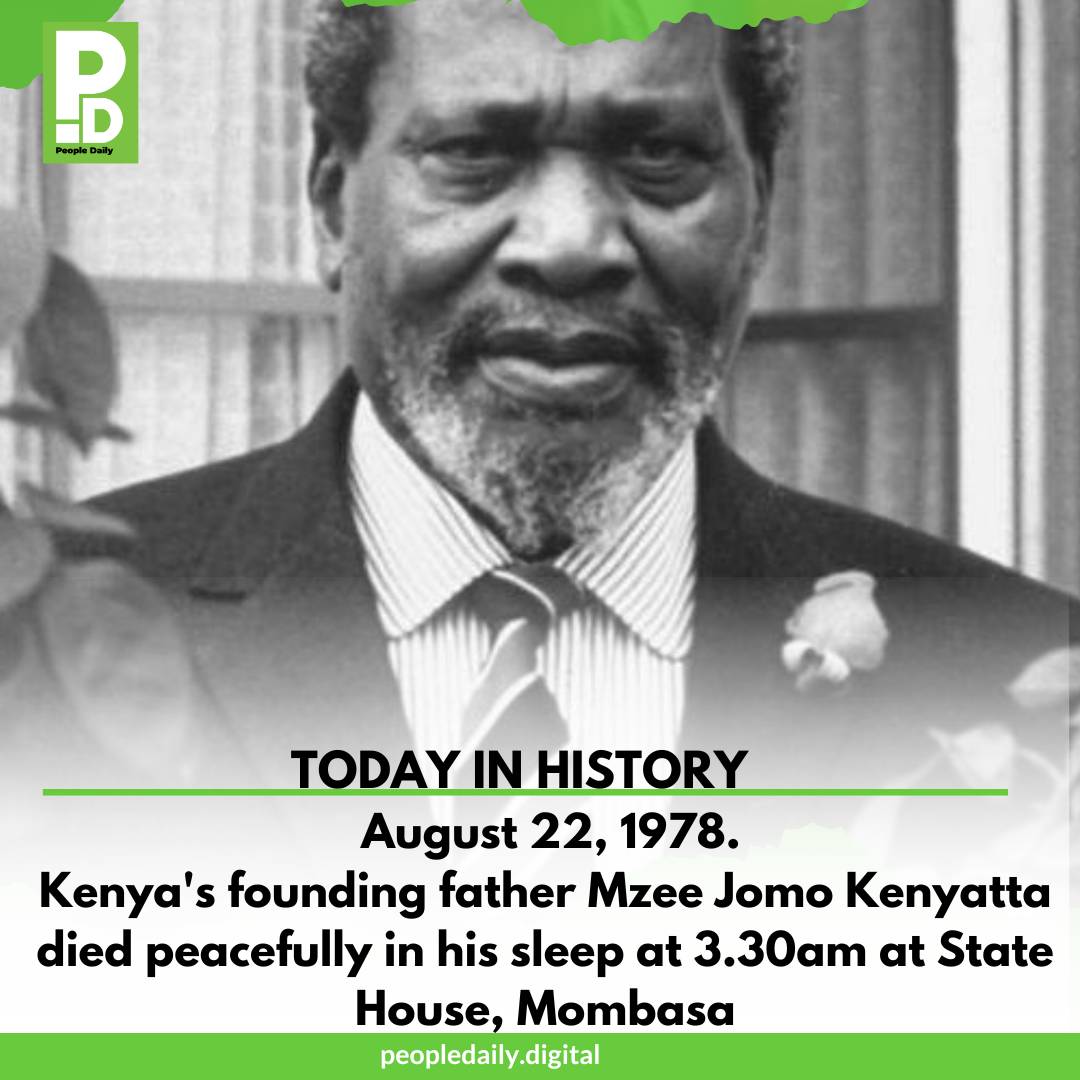 PeopleDailyKe's tweet image. On this day 46 years ago, August 22, 1978, Kenya's founding father, Mzee Jomo Kenyatta, passed away peacefully in his sleep at 3:30 a.m. at State House, Mombasa. 

How do you think this moment shaped Kenya's future?

#PDQuestions #TalktoPD