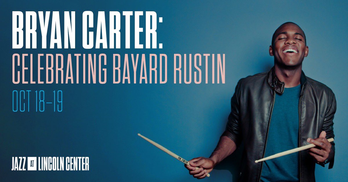 (Le) Poisson Rouge (@lprnyc) on Twitter photo Grammy and Tony Award winner Bryan Carter honors Bayard Rustin with the Jazz at Pride Orchestra and special guests at <a href="/jazzdotorg/">Jazz at Lincoln Center</a> on 10/18-19. This lively performance celebrates Rustin’s pivotal role in the Civil Rights Movement.
Tickets: jazz.org/rustin Grammy and Tony Award winner Bryan Carter honors Bayard Rustin with the Jazz at Pride Orchestra and special guests at <a href="/jazzdotorg/">Jazz at Lincoln Center</a> on 10/18-19. This lively performance celebrates Rustin’s pivotal role in the Civil Rights Movement.
Tickets: jazz.org/rustin