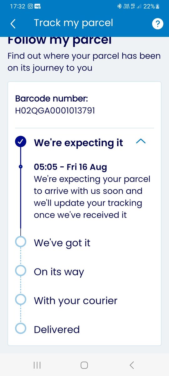 Hello Evri. Can you find out why my parcel is running late? I am still waiting for it. Please can you let me know? Thank you. Belinda