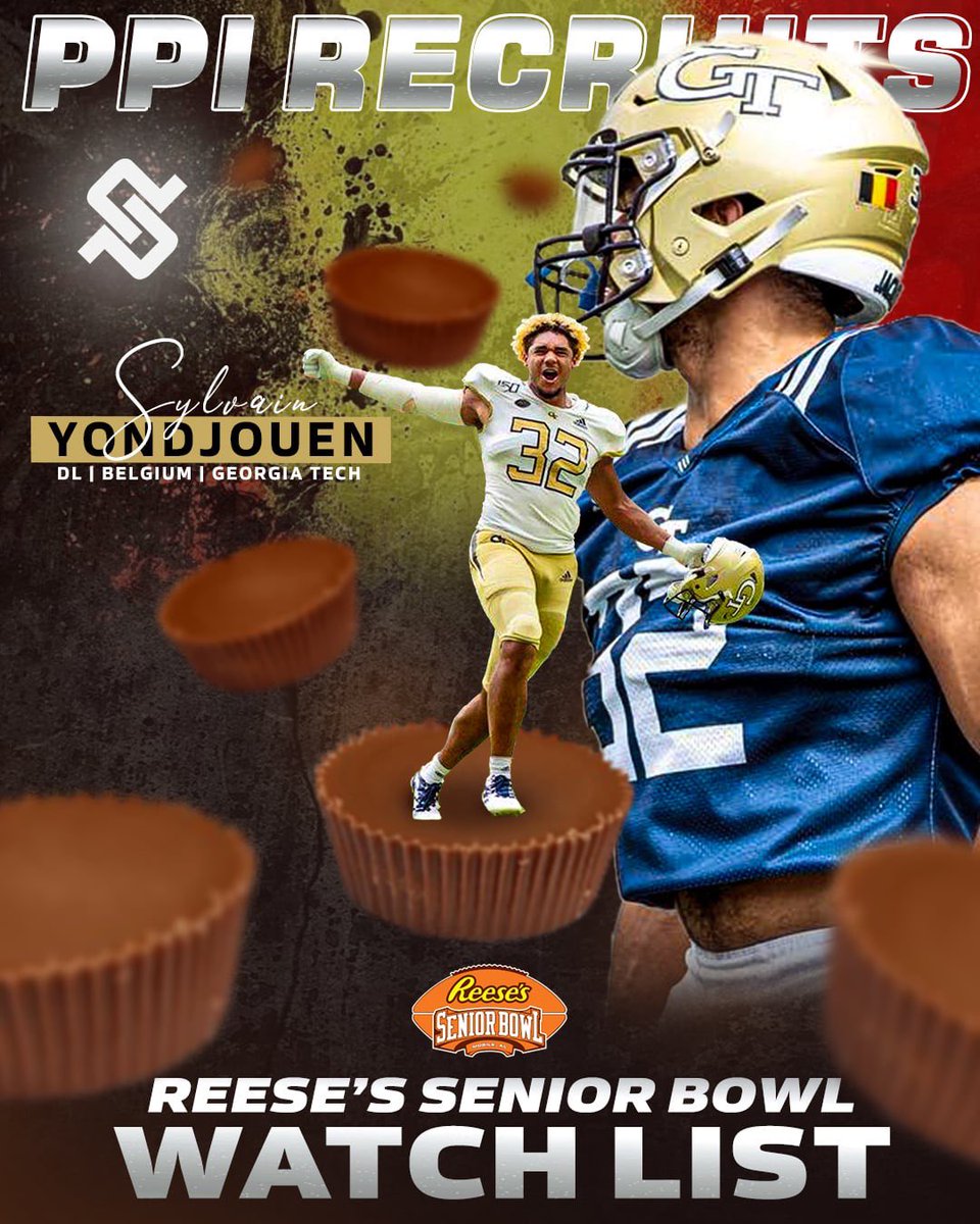 Congratulations <a href="/sylvainHYK/">Sylvain Yondjouen</a> on being named to the <a href="/seniorbowl/">Panini Senior Bowl</a> watch list! Thank you @JimNagy_SB for believing in our international guys at <a href="/PPIRecruits/">PPIRECRUITS</a> #thedraftstartsinmobile