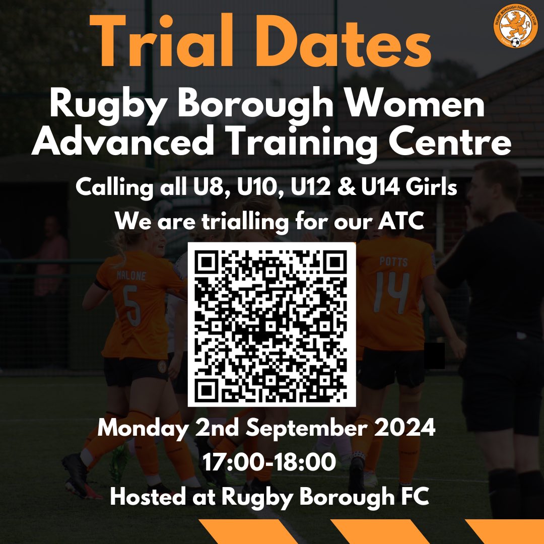 We are hosting trials for various age groups of our ATC. Register your details ⤵️