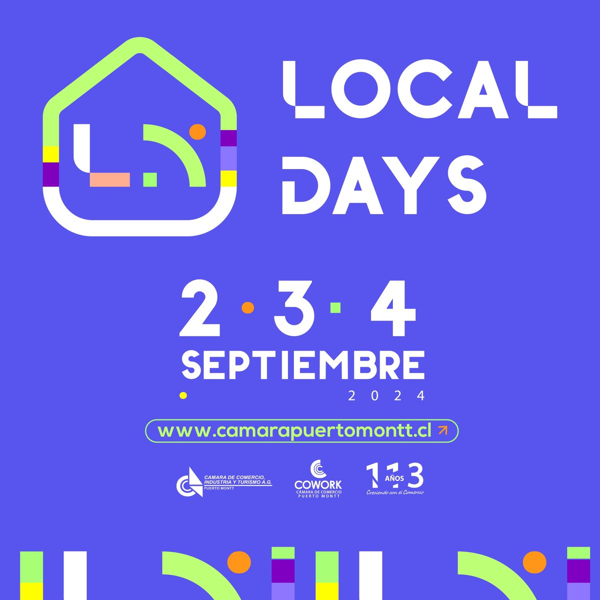 “LOCAL DAYS”: ofertas, descuentos y promociones tendrán más de 40 empresas de #PuertoMontt, durante el 2,3 y 4 de septiembre de 2024.
