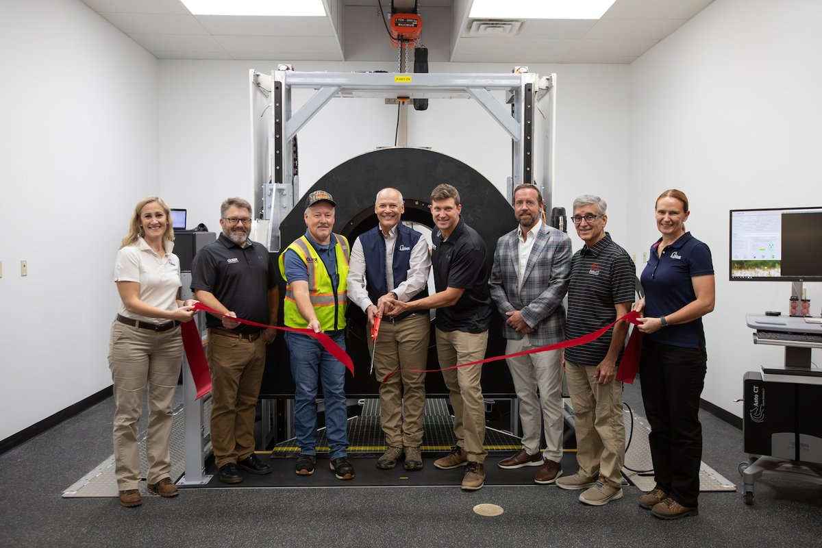 Equina_AstoCT's tweet photo. We attended the ribbon-cutting for the new Asto CT scanner at Wisconsin Equine Clinic! 🎉🐴 Big thanks to WECH &amp; Oliver Construction for bringing this project from groundbreaking in May to performing CT scans already. What a journey!🙌 #AstoCT #EquineImaging #VeterinaryInnovation https://t.co/KCaG0UHsnf