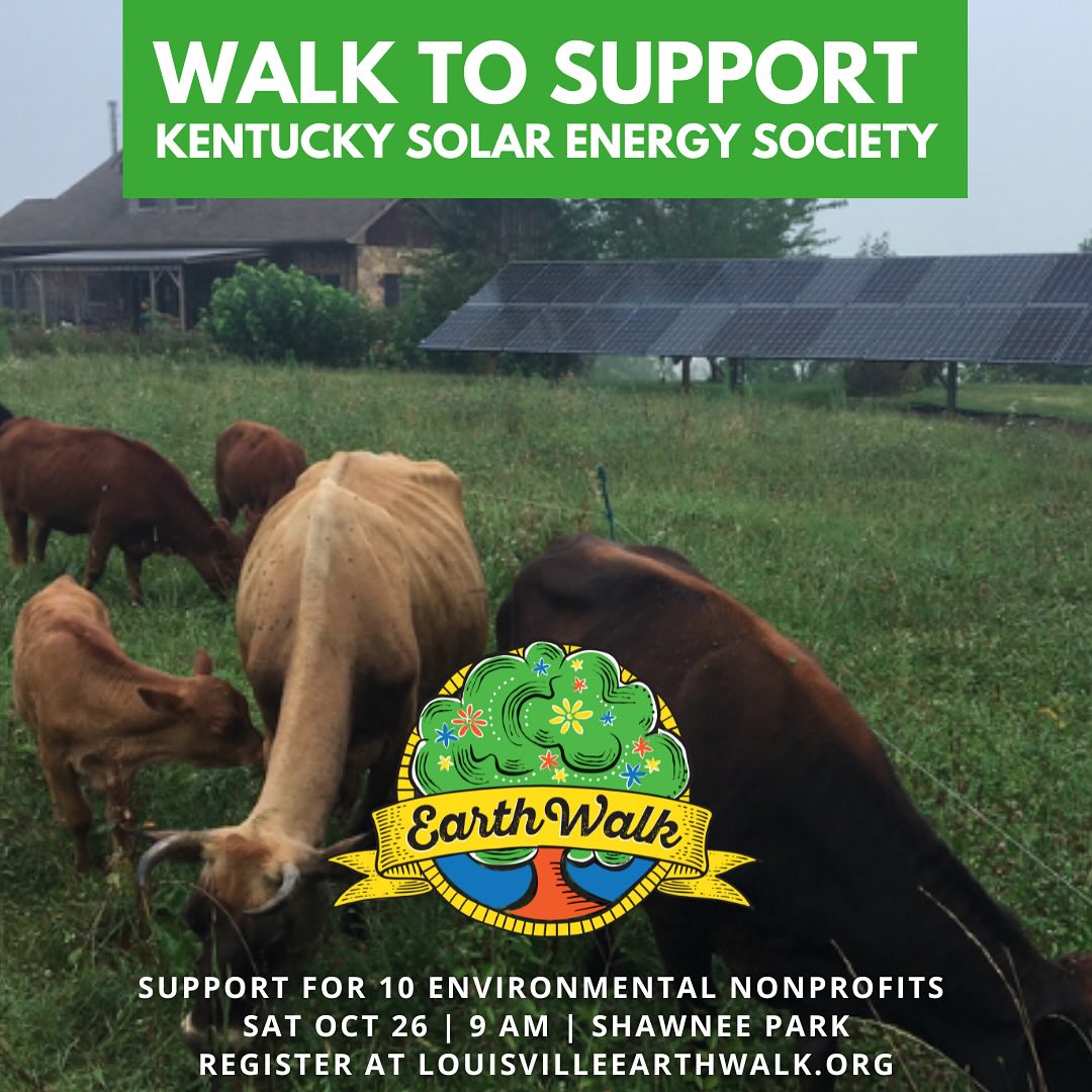 LouEarthWalk's tweet photo. @LouEarthWalk  is now supporting TEN local environmental nonprofits! Let’s give a warm welcome to @kentucky_solar https://t.co/mUh5kJeGIN