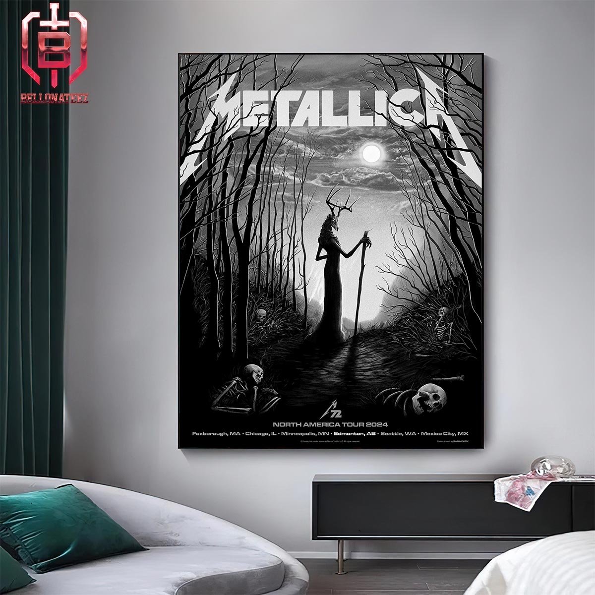 Bellonateez's tweet photo. Metallica M72 North America Tour 2024 Pop Up Store Event Poster At Commonwealth Stadium Edmonton AB Canada On August 23rd And 25th 2024 Home Decor Poster Canvas #Metallica #M72Edmonton #MetOnTour
>>>>https://t.co/HWAtp0rZhi https://t.co/CNCZ3NYOFU