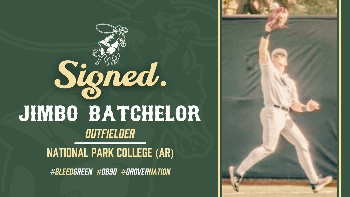 We're excited to officially welcome OF Jimbo Batchelor (Senoia, GA) to the Drovers Family! 👊 

I chose USAO because "of the value the coaches brought to me and the winning culture in the program." 

#DroverNation🏇 x #BleedGreen
<a href="/4JamesBatchelor/">james batchelor</a> | #DB90