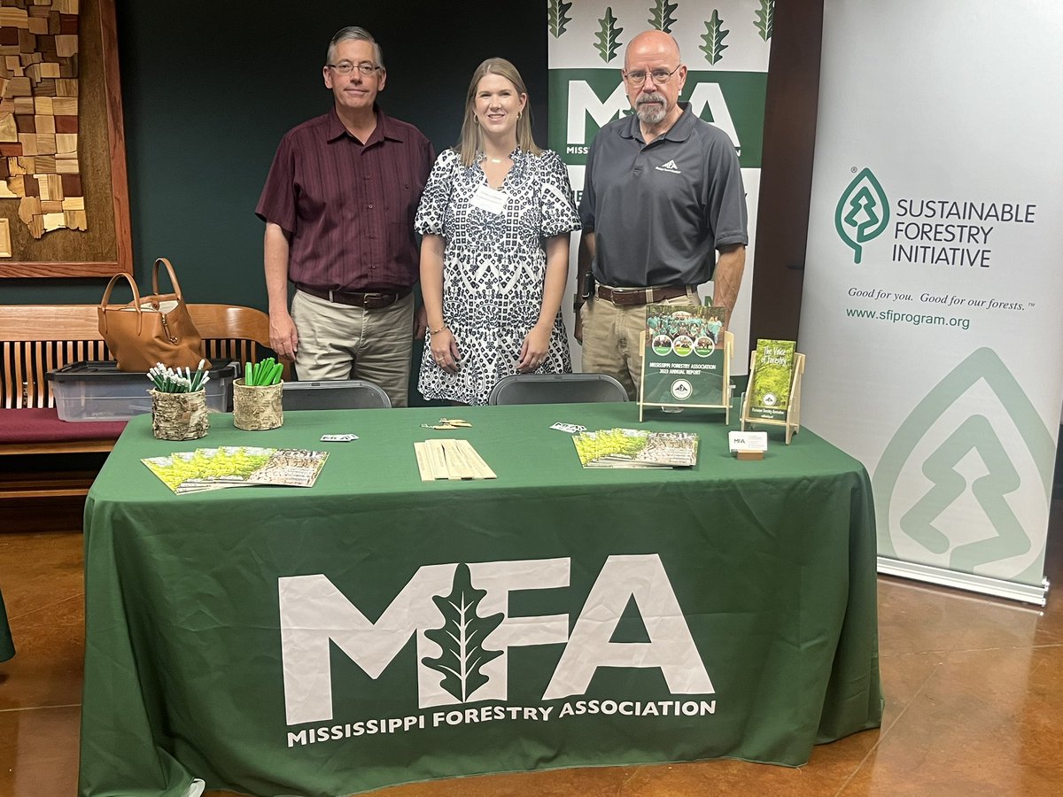 MFA (@ms_forestry) on Twitter photo MFA was proud to partner with the Mississippi <a href="/sfiprogram/">Sustainable Forestry Initiative</a> Implementation Committee to exhibit at the Mississippi Chapter of SAF’s meeting this week in Starkville. MFA was proud to partner with the Mississippi <a href="/sfiprogram/">Sustainable Forestry Initiative</a> Implementation Committee to exhibit at the Mississippi Chapter of SAF’s meeting this week in Starkville.