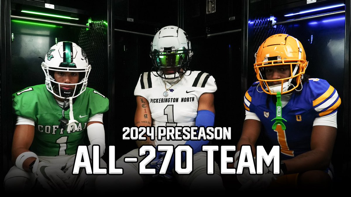 The 2024 Preseason All-270 Team ⭐️

270gridiron.com/news_article/s…