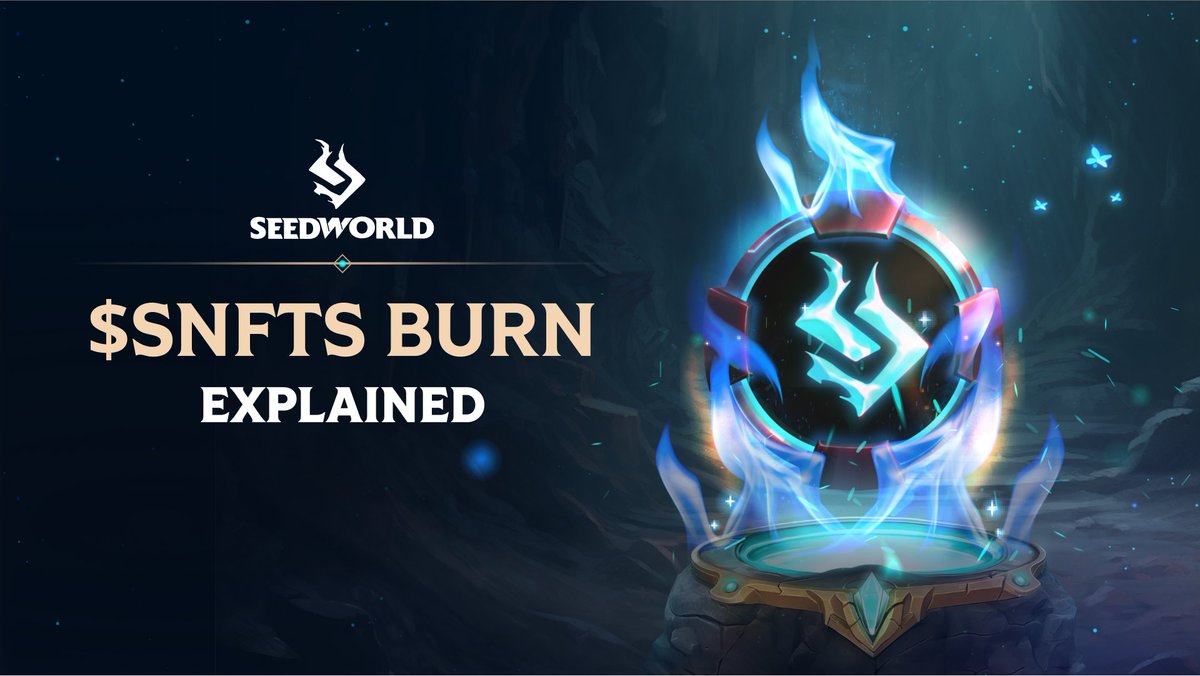SeedworldMeta's tweet photo. Learn everything about the $SNFTS burn and prepare for the upcoming $SWORLD launch. 🌱

We included a bonus burn pool of 200,000,000 $SWORLD for those who burn early! ⏳

Read our article now for all the details about the $SNFTS burn. 👇

https://t.co/bzZq2nCdt6 https://t.co/6dIunJ6Zkq