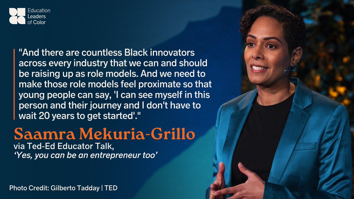 WeAreEdLoC's tweet image. EdLoC member, CEO, and Co-Founder of Formation Ventures, @saamramg gave a #TEDTalk on demystifying entrepreneurship for Black young people. We are so proud and encourage you to join in on this important conversation: bit.ly/46TwS4u #WeAreEdLoC #TEDEd