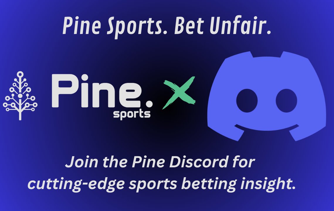 If you're looking for the best #sportsbetting community on #Discord, you've found the right post!

Bet unfair with Pine Sports.

🔗 Premium Discord - whop.com/pine-sports-co…
🔗 Skip the jaXon waitlist - forms.gle/TJ555St1Z9fV4A…