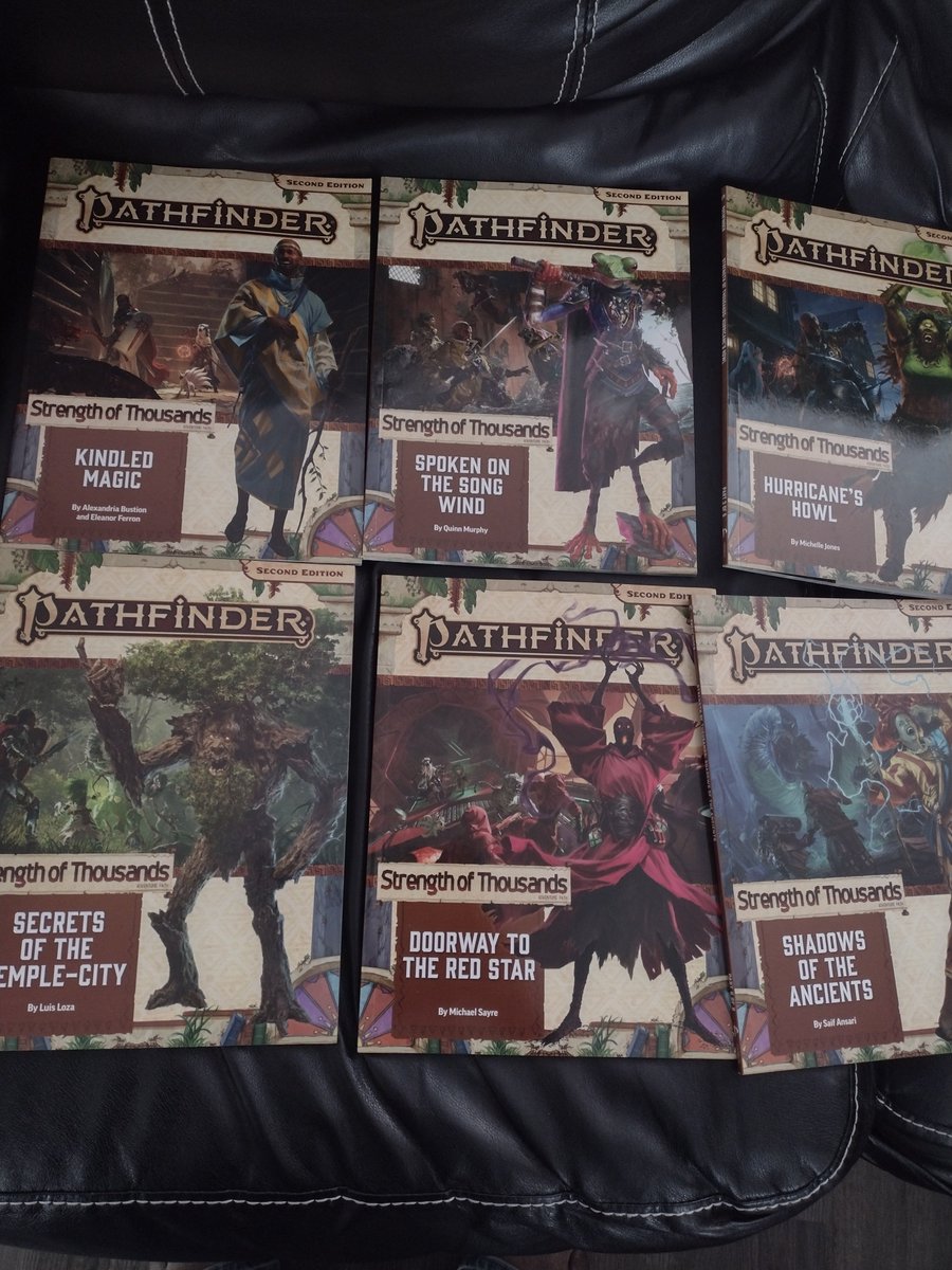jwsgt's tweet image. #rpgaday2024 d21 &apos;&apos;classic #ttrpg campaign&apos; I buy adventures 4 the inspiration so it rare I run them. I picked this @paizo AP up when i was adapting the Mwangi Expanse to my #Starfinder Campaign. I really want to run it as is fm  1-20. its a modern classic #ttrpg4eveyone  #blerd