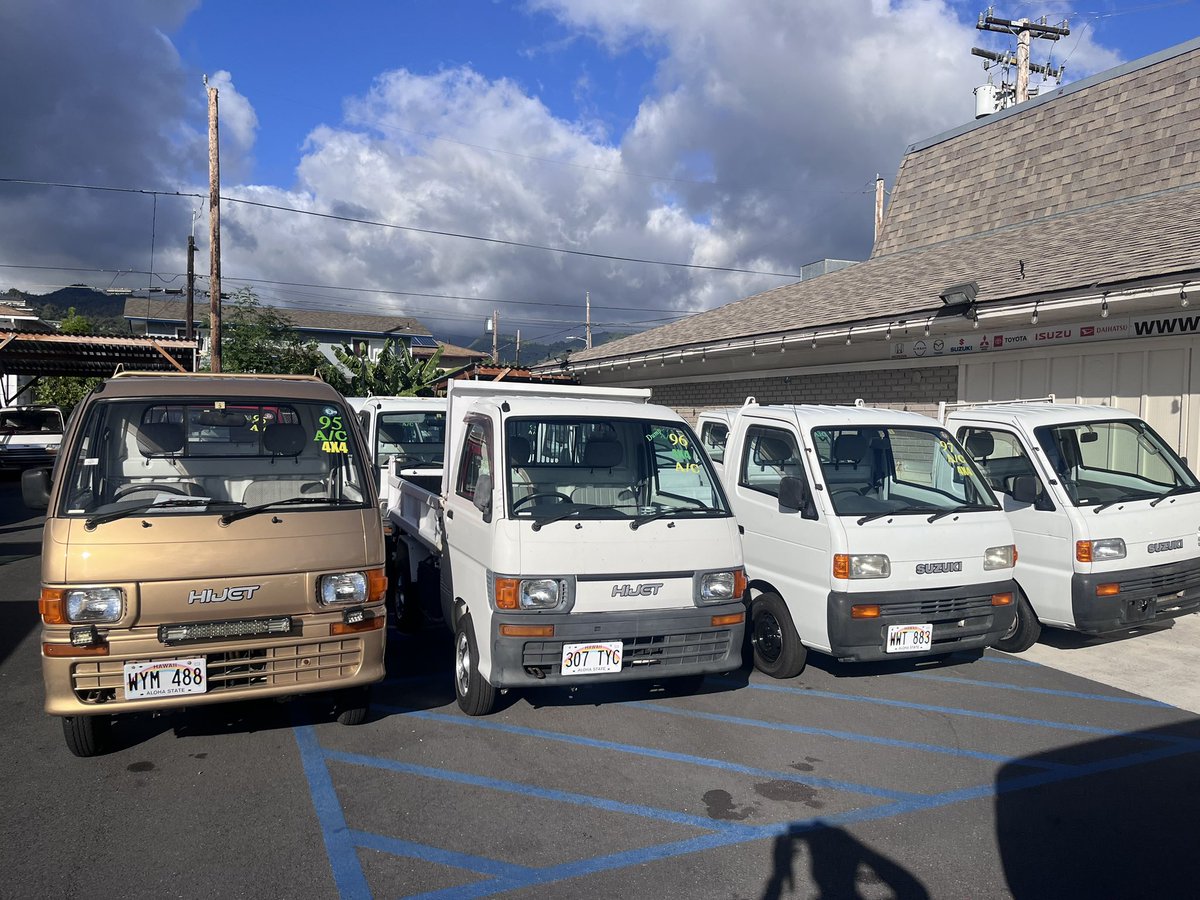 ColinRushing's tweet image. Dream cars.  We need a kei truck dealer in Nashville