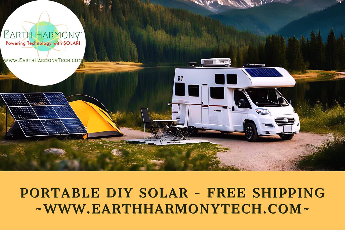 EarthHarmonySol's tweet photo. PORTABLE DIY SOLAR KITS - BUY NOW! FREE SHIPPING - ORDER TODAY @ https://t.co/GQJOrk3y4t
#diysolar #solar #solarkit #solarenergy #solarsystem #portablesolar #solargenerator #solarcharger #tech #technology #renewableenergy #solarpanels #solarpanelsystem #cleanenergy https://t.co/nG3Ibmz9EZ