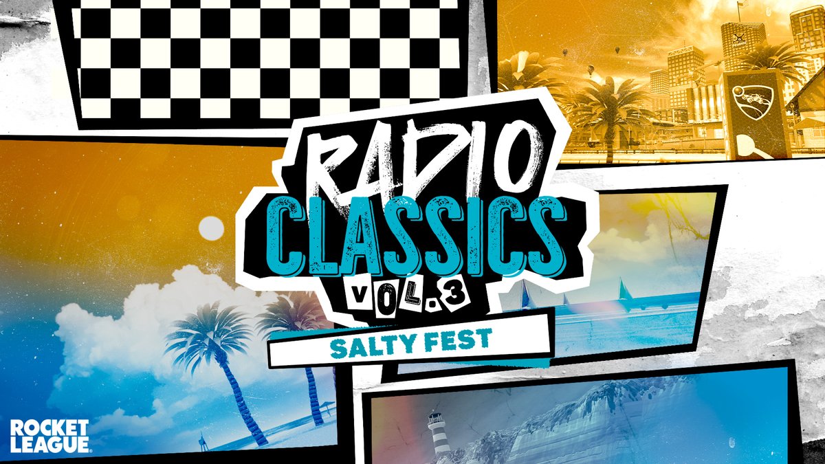 RocketLeague's tweet image. Radio Classics: Vol. 3: &quot;Salty Fest&quot; has arrived! Featuring…

“All The Small Things” - blink-182
“Ocean Avenue” - Yellowcard
“My Own Worst Enemy” - Lit
“Sell Out” - Reel Big Fish
“Superman” - Goldfinger

Grab ‘em now in the Shop! 📻