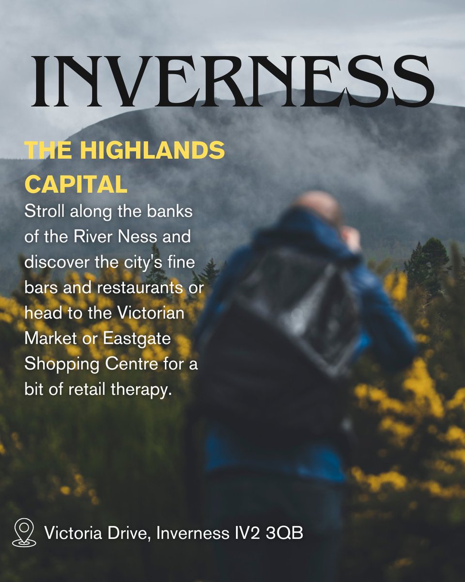 hostellingscot's tweet image. Visit the Capital city of the Scottish Highlands and explore Inverness with Hostelling Scotland 💙

@visitscotland @hihostels #inverness #hostelling #scottishhighlands #capitalofhighlands #visitscotland #travelscotland