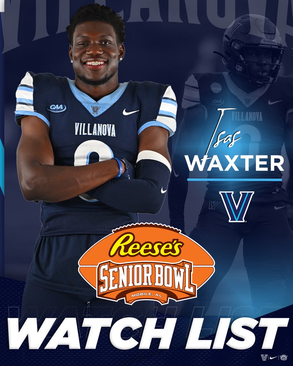 Reese’s Senior Bowl Watch List — 
Isas Waxter! 👀 

bit.ly/46YMwf5 

@isaswaxter2 #TapTheRock