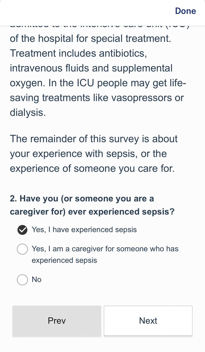 Nicole Cifra, MD, MPH, MHPEd (@drnicolec) on Twitter photo Doing this <a href="/myEvidation/">myEvidation</a> survey on sepsis! Brought to you by my residency program whose inaccessibility to medical care for residents resulted in me getting sepsis. 🤨🫠 Doing this <a href="/myEvidation/">myEvidation</a> survey on sepsis! Brought to you by my residency program whose inaccessibility to medical care for residents resulted in me getting sepsis. 🤨🫠