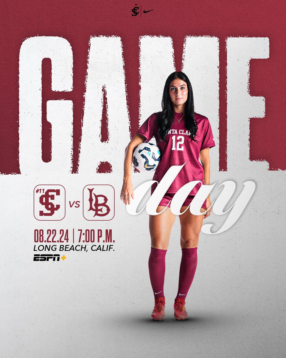 𝐠𝐚𝐦𝐞𝐝𝐚𝐲 𝐢𝐧 𝐬𝐨𝐜𝐚𝐥

⏰ 7:00 PM
📺 ESPN+
📍Long Beach, CA

Stream link, game preview, and more ⬇️
linktr.ee/santaclarawsoc…

#StampedeTogether
