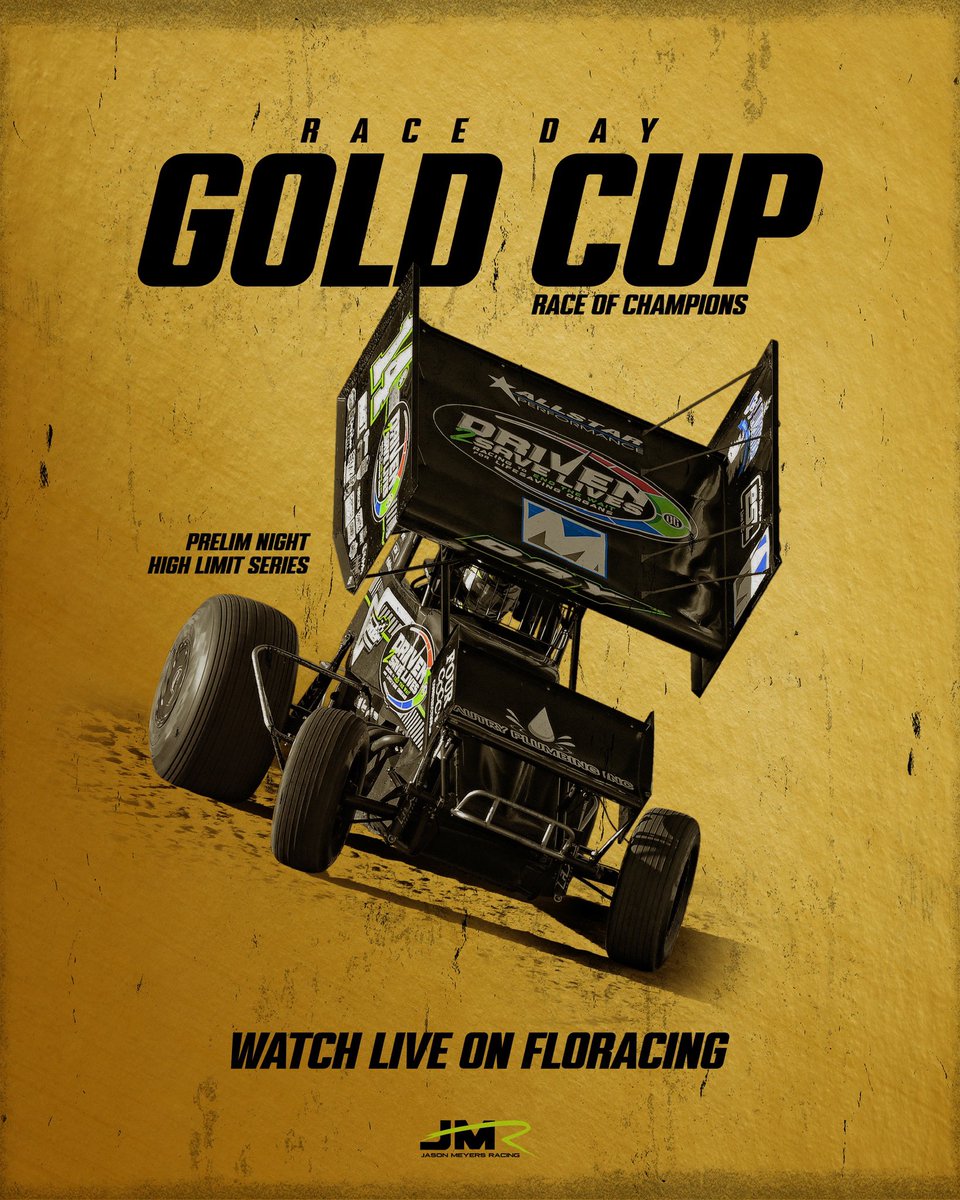 corey_day_'s tweet photo. 𝙂𝙤𝙡𝙙 𝘾𝙪𝙥 𝙍𝙖𝙘𝙚 𝙤𝙛 𝘾𝙝𝙖𝙢𝙥𝙞𝙤𝙣𝙨

Tonight is our prelim night for the 70th Gold Cup Race of Champions at Silver Dollar Speedway with @HighLimitRacing 

You can watch live on FloRacing.

✍️ @DevinMPhoto https://t.co/x9E8gns5r2