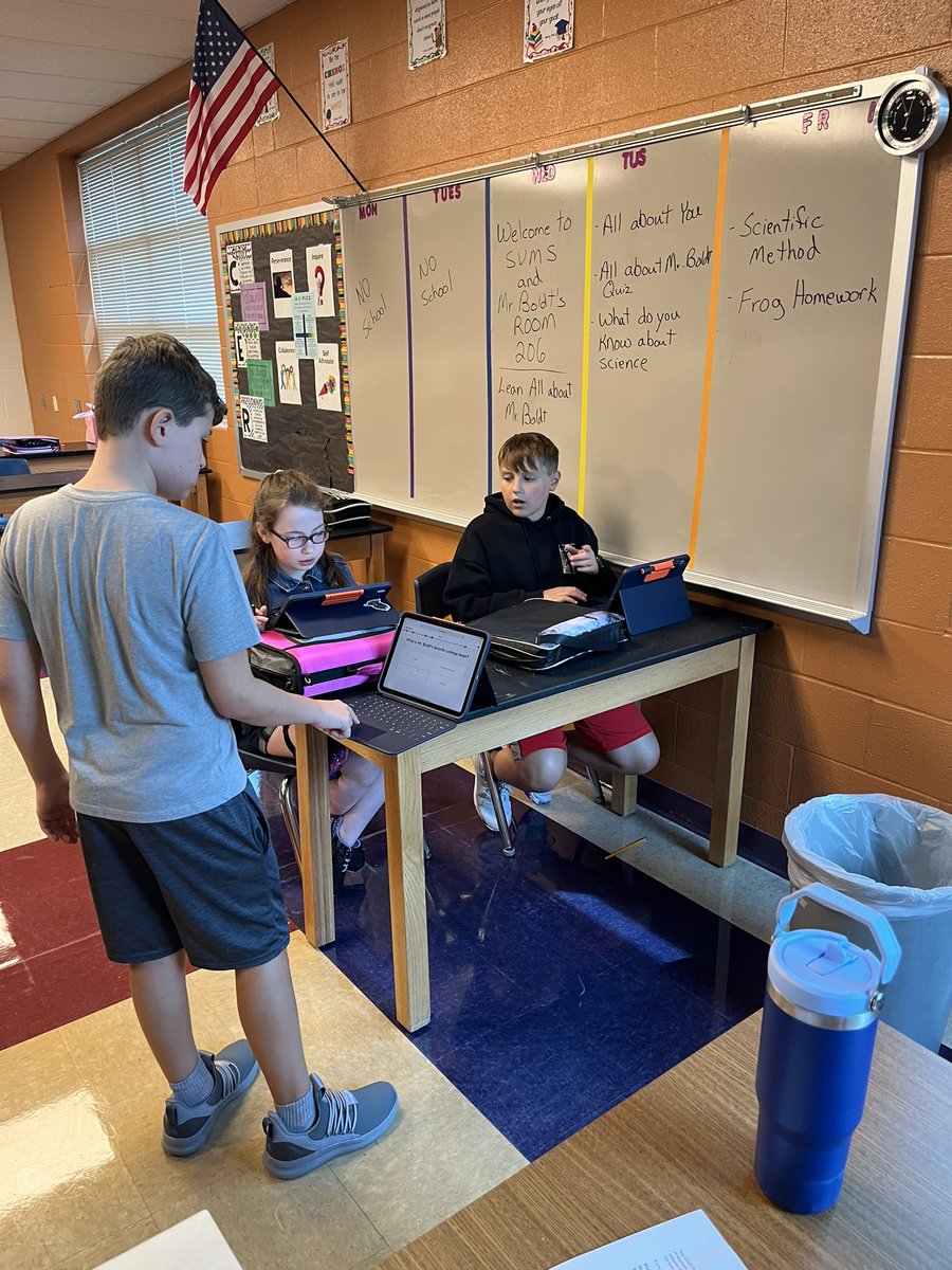 Always fun to start the year with an intense game if quizlet live! <a href="/SVMSEagles/">SVMS Eagles</a>