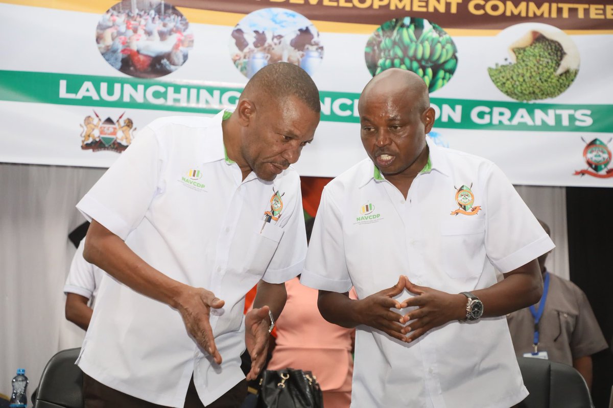 GovernorMwadime's tweet image. This afternoon, I launched the County Inclusion Grant of Kes. 20 million and inaugurated 20 community-driven development committees (CDDC) from across the county under the #NAVCDP, which aims to support small-scale farmers from food deficit to surplus producers.