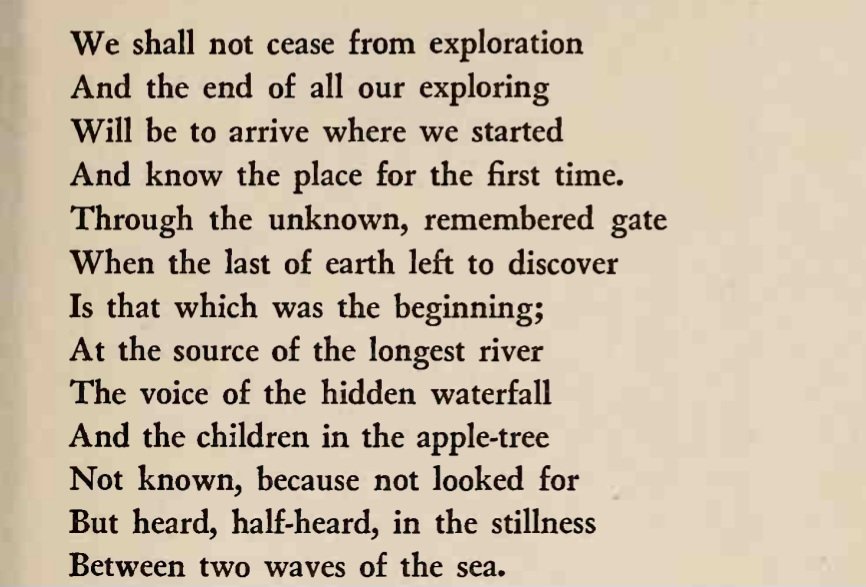 T.S. Eliot, every line is magic