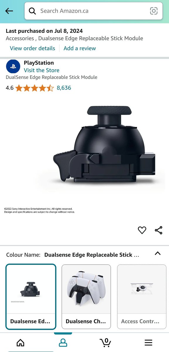 MikevBreton's tweet photo. Hey @PlayStation &amp; @PlayStationCA, it’s infuriating that despite stocking joystick modules on your Amazon store, you still haven’t shipped mine. Since launching the DualSense Edge, these modules are rarely in stock. Why release a product if you can't supply the parts? #EpicFail https://t.co/byinWf8ivp