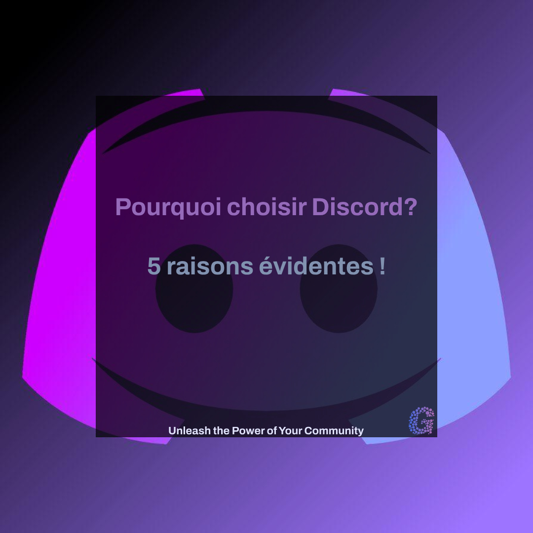 Beaucoup de personnes me demandent pourquoi il est essentiel de créer une communauté Discord pour un projet web3..

Voici cinq raisons qui expliquent pourquoi vous devriez envisager cette option :

• Engagement communautaire élevé
Discord permet de créer un lien fort avec votre