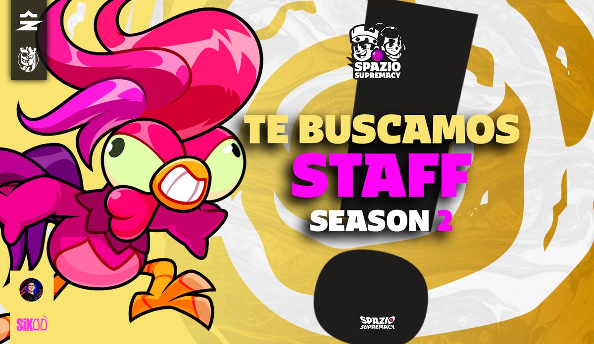 🟡 𝐒𝐓𝐀𝐅𝐅 𝐖𝐀𝐍𝐓𝐄𝐃 🔍‼️

Nuestra 2da edición de Squad Busters iniciará pronto y estamos en la búsqueda de staff comprometido que quiera ser participe de este gran evento! 

Buscamos gente bastante comprometida y con disponibilidad horaria (De preferencia horario europeo).